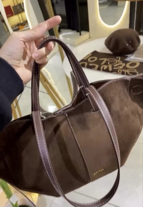 Сумка Polene из замши Премиум качества.