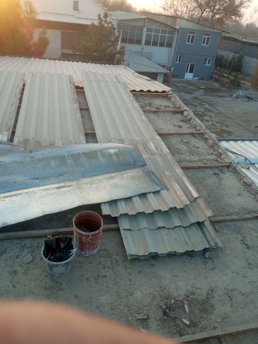 Uy, zabor,beton buzish ishlari.