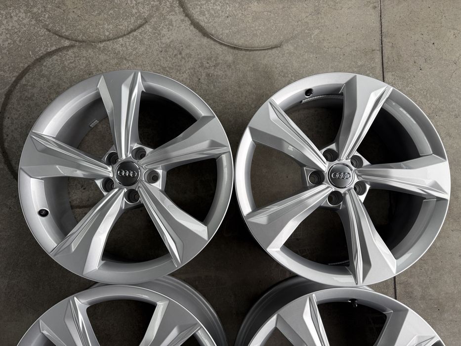 4бр. ПОЧТИ ЧИСТО НОВИ 19” ОРИГИНАЛНИ Джанти 5х112 за *AUDI Q5/AUDI/VW/SKODA/SEAT/VAG* 7Jx19H2, ET34