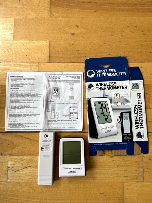 Stație Meteo Wireless La Crosse 308-1409W - Senzor Exterior, Cutie