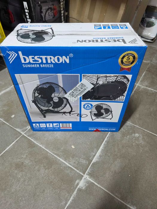 Ventilator de podea Bestron in stil retro