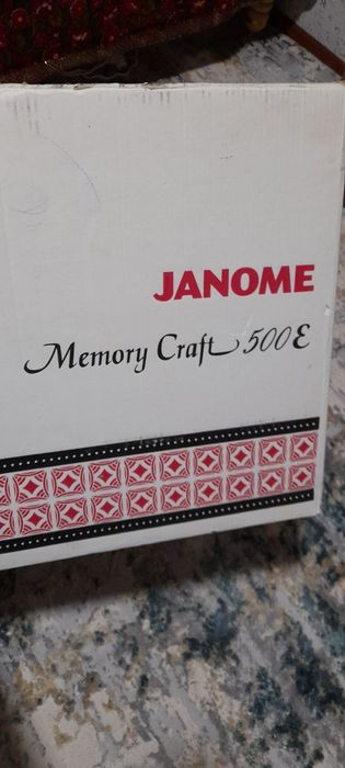 *ЯНГИ* Вышивальний машинка Janome 500E сотилади