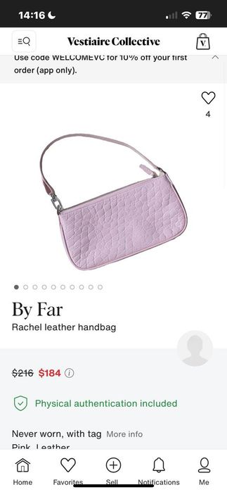 Чанта by far розова