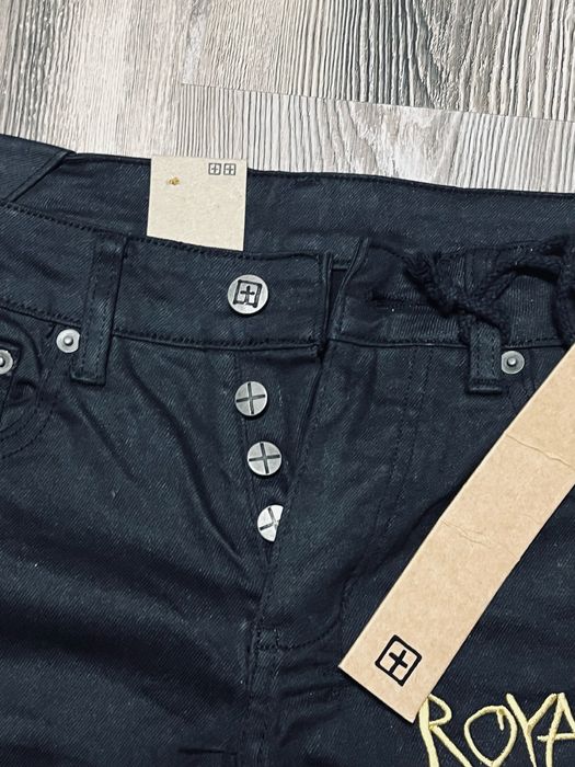 Blugi Ksubi Albastru si Negru Waxed marime 28-29