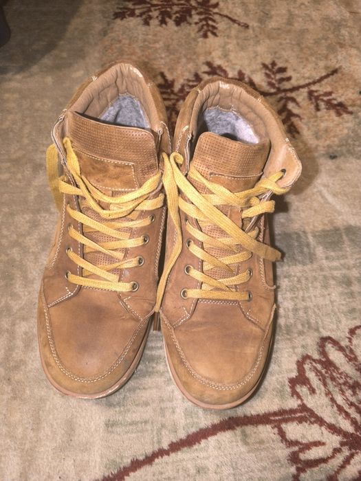 Мъжки зимни боти естествена кожа Тенденц