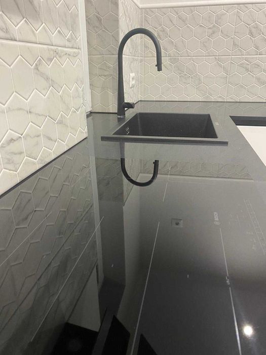 Blat quartz compzit negru