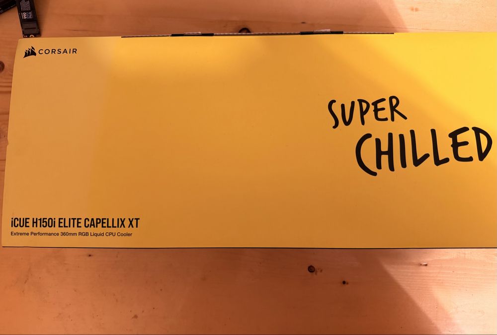 AIO corsair h150i elite capellix xt 360mm