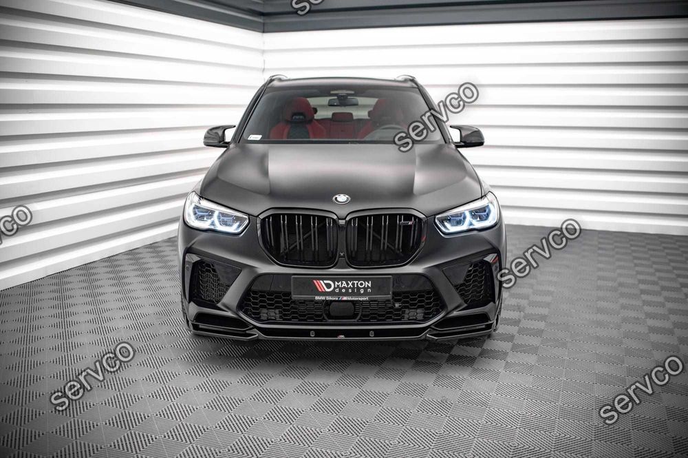 Prelungire splitter bara fata Bmw X5M F95 2018- v2 - Maxton Design