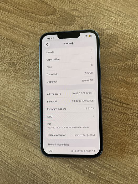 Iphone 13 blue 256gb