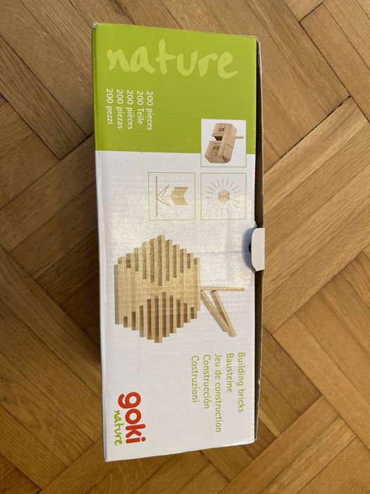 Joc constructii piese lemn Goki