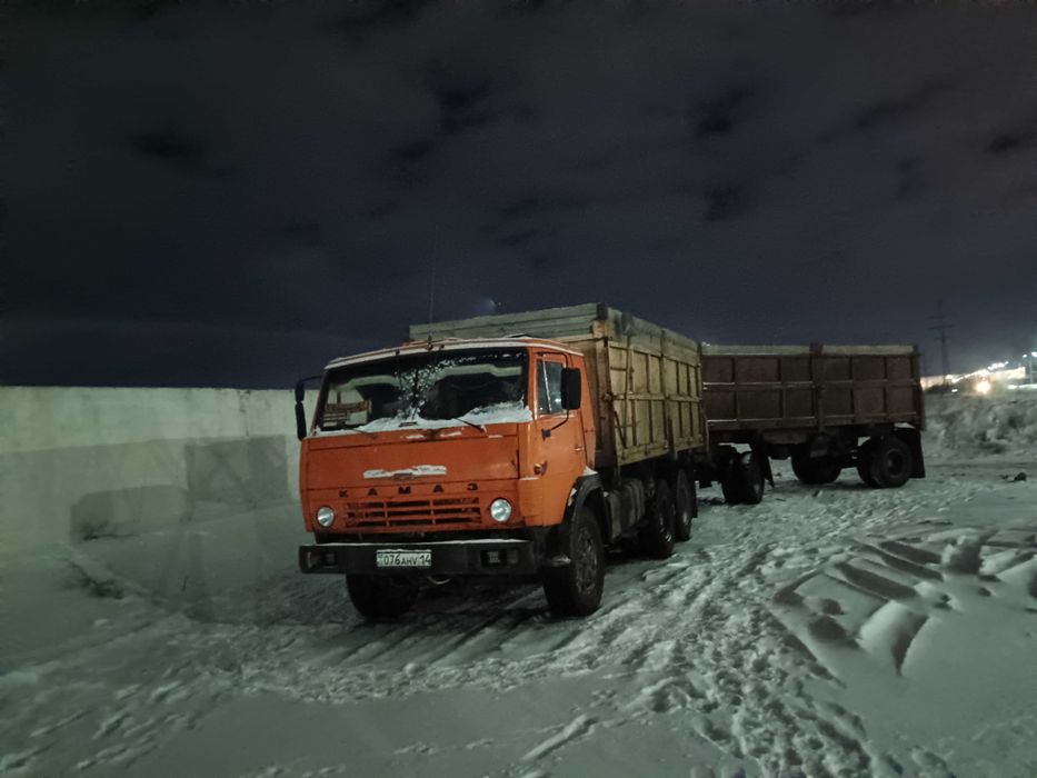 Камаз 55102 с прицепом