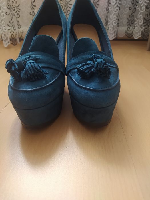 туфли  замшевые женские