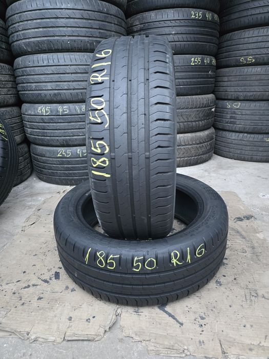2 Anvelope Vară Continental 185 /50 R16.  Stare Perfectă.