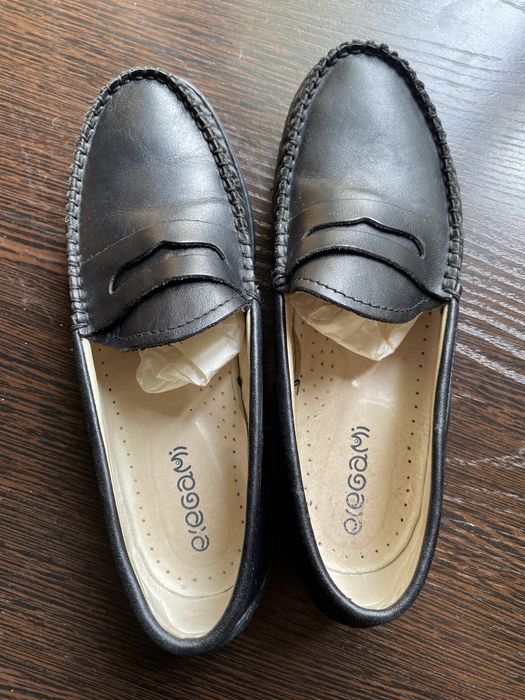 Школьные туфли/лоферы, кожа