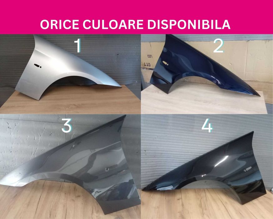 Aripa fata BMW E46/E90/E91/F30/F31 Negru,Alb,Argintiu stanga/dreapta