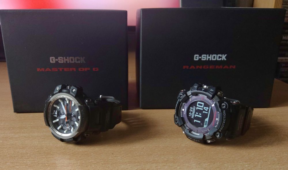 Ceas CASIO G-SHOCK GravityMaster și Rangeman