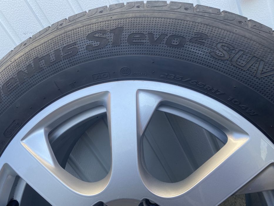 Jante Audi Q5 originale 17’’ 5x112 + cauciucuri de vara 235/65/17