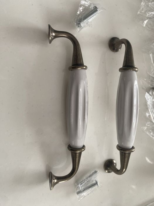 Ручки мебельные, керамика