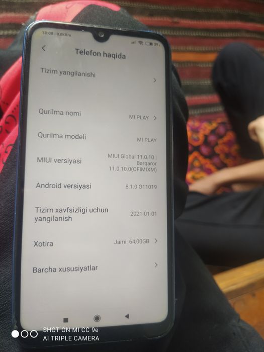 Mi play 4/64 holati ideal