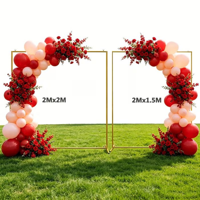 Арки 2 бр квадратни златни  2х2м , 2х1.5м