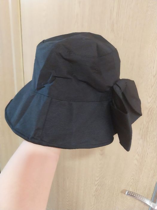 Дамска ,,bucket" шапка с голяма панделка
