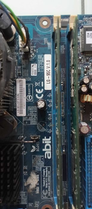 Placă de bază retro ABIT LG-95C (LGA775, DDR2, PCI-E, mATX) de vânzare
