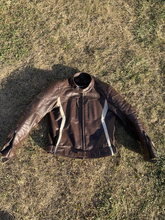 Geaca moto piele