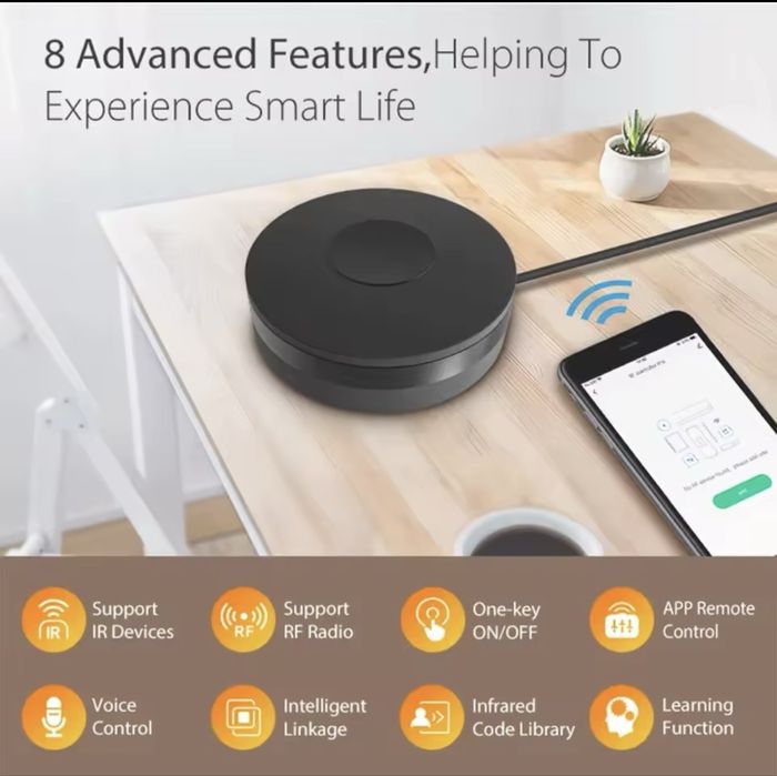 Telecomanda Tuya Smart WiFi RF IR Remote universala