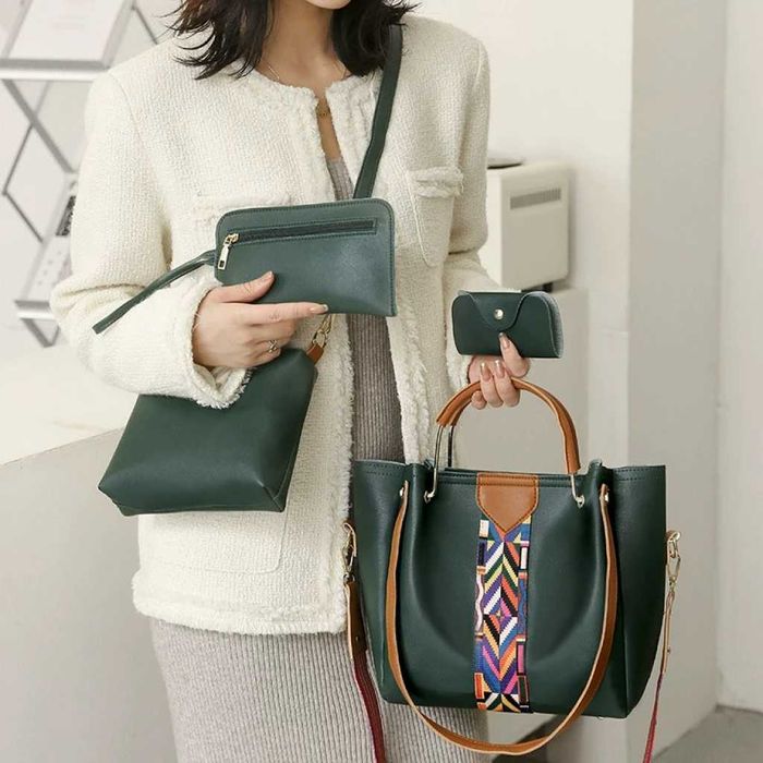 Тотален Хит Дамска чанта 4в1 - Различни цветове модел 2025