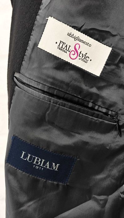 LUBIAM Verona 100% Кашмирено мъжко палто размер 54 R