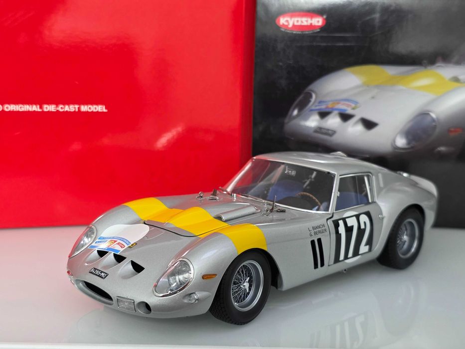 Macheta Auto 1/18 Kyosho Ferrari 250 GTO Tour De France 1964 No 172