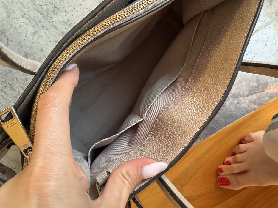 Furla чанта бежова