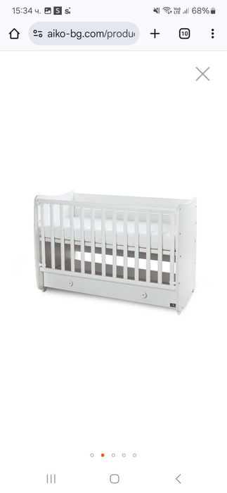 Детско легло 60X120 см бяло LORELLI