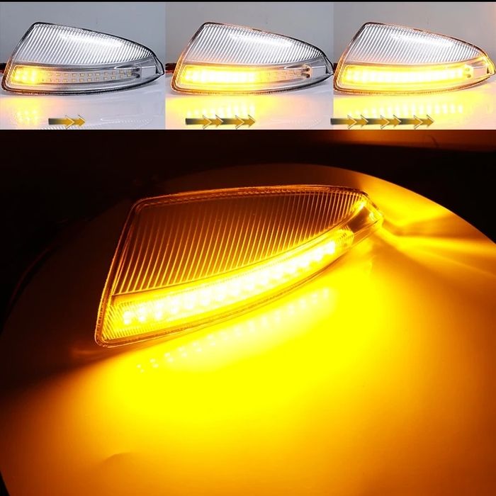 динамични LED мигачи огледала Мерцедес Мл Mercedes W204 S204 W639