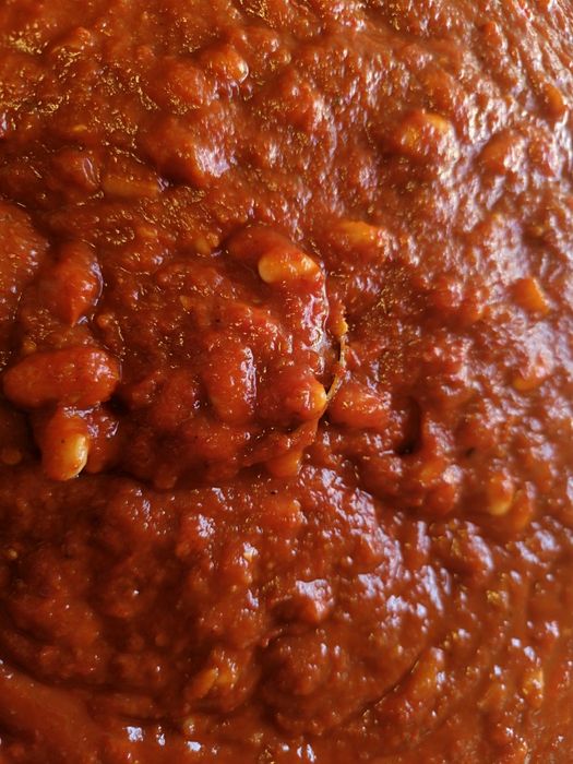 Бобена салата с домашна лютеница - ограничено количество