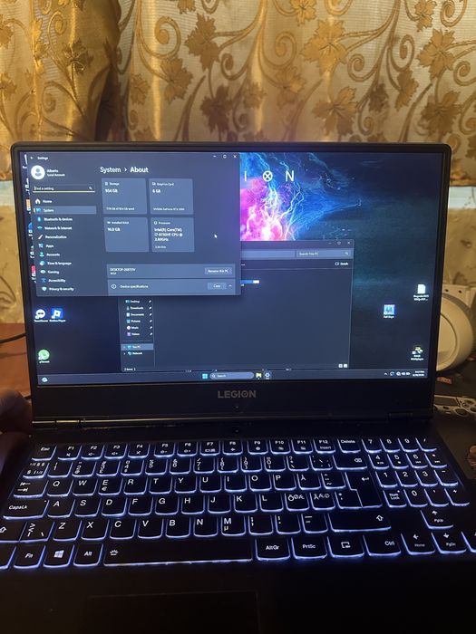 Laptop gaming lenovo legion