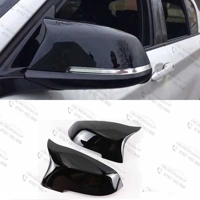 Capace oglinda model Batman M Style negru lucios  BMW F10 F11,F01, F06