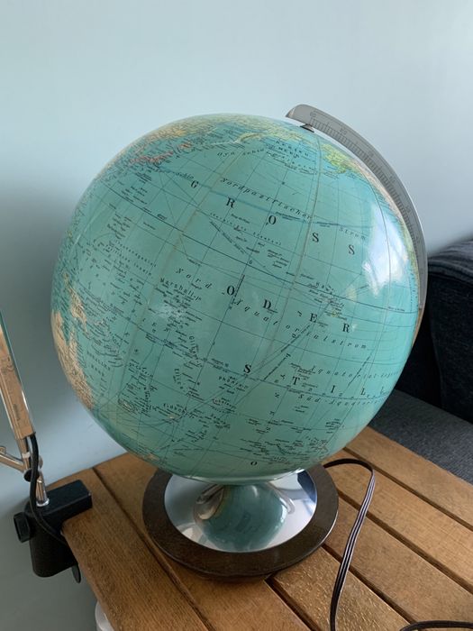 Стъклен глобус / Columbus Verlag / 50-те