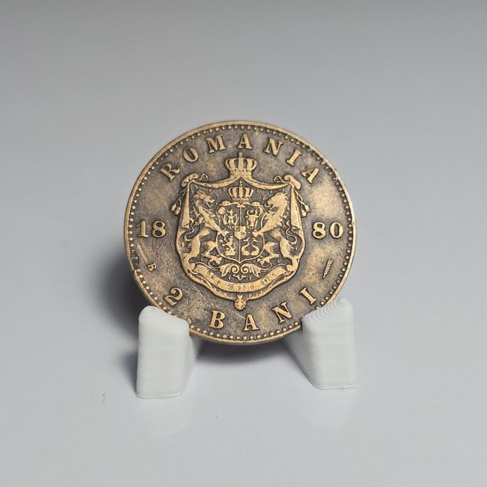 Moneda 2 bani 1880 Carol