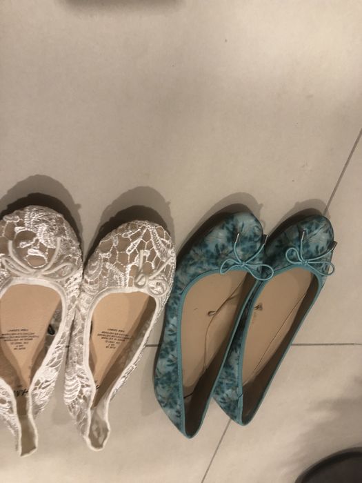 Set balerini Zara Trafaluc si H&M, purtati de 3 ori, mar.38