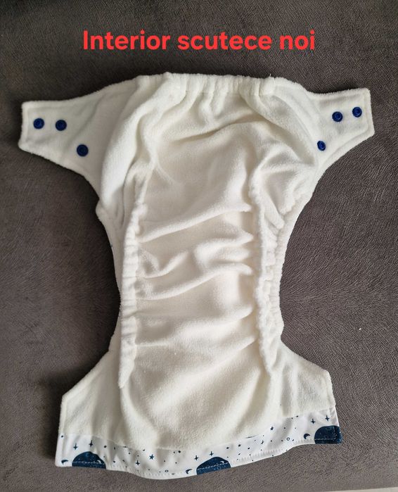 Set 8 scutece textile Baba+Boo, Happy Flute, Charlie Banana