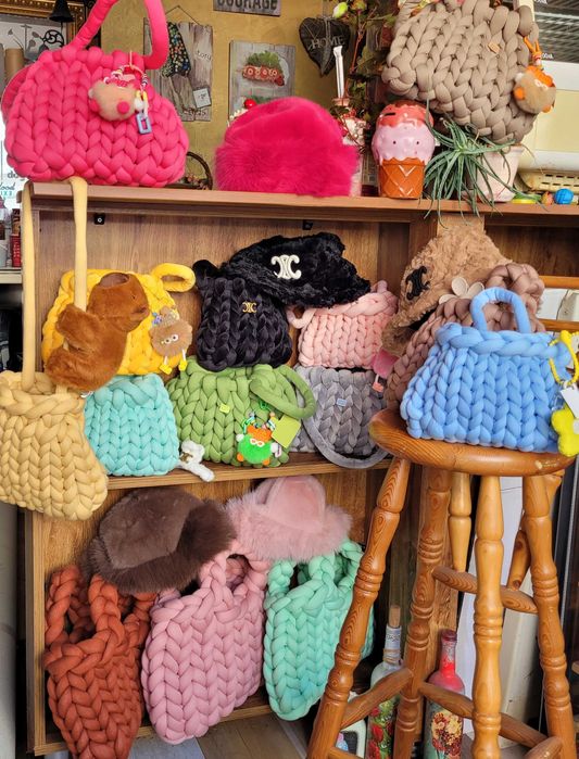 Ръчна изработка, уникални маршмелоу чанти