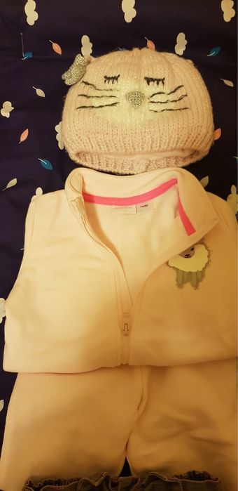 Lot haine groase fetita nr.74-80