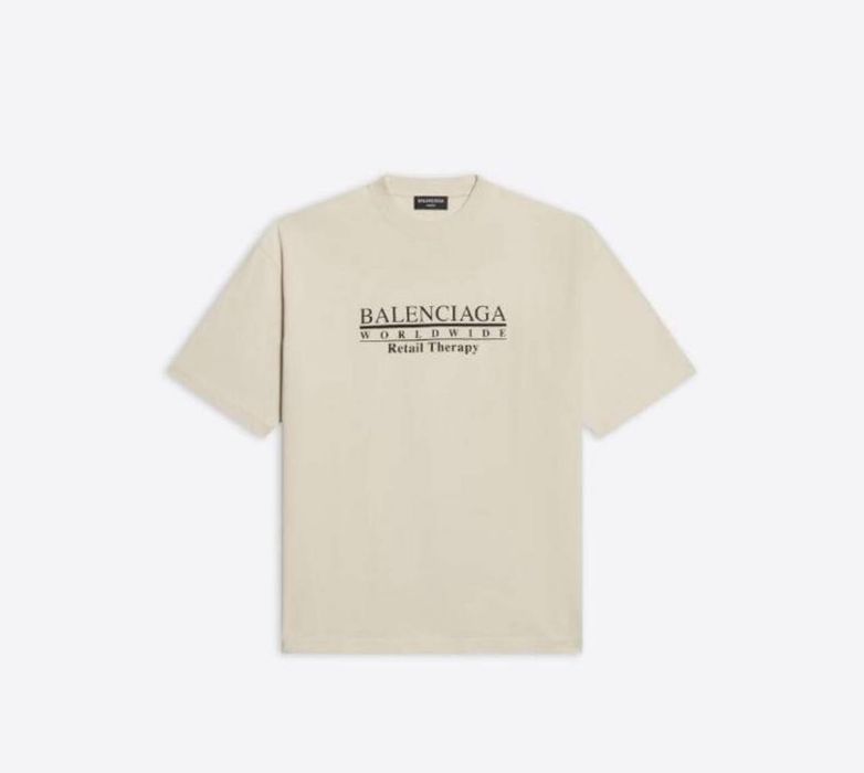 Футболка Balenciaga оверсайз, размер М