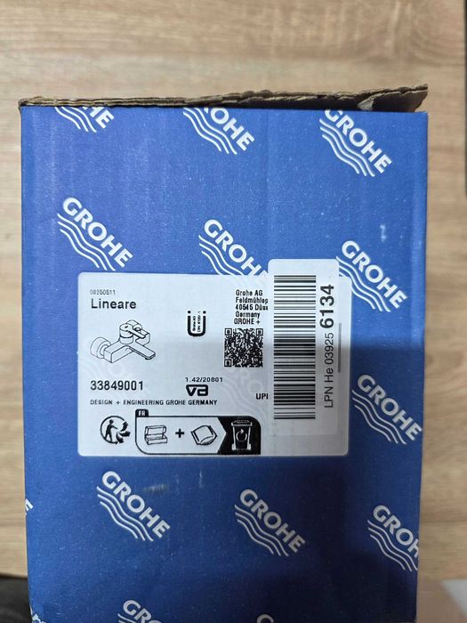 Grohe Lineare baterie de dus perete StarLight Chrome 33865001