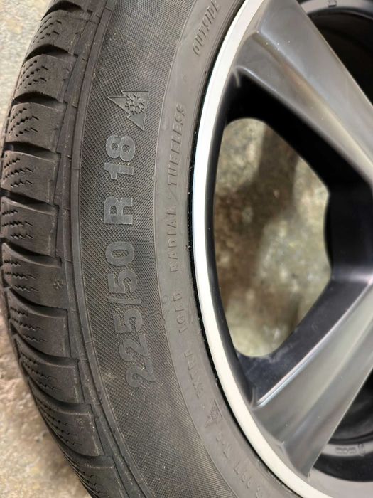 Jante 18 5x112 ET51 Mercedes C E Class + 225/50 R18 iarna