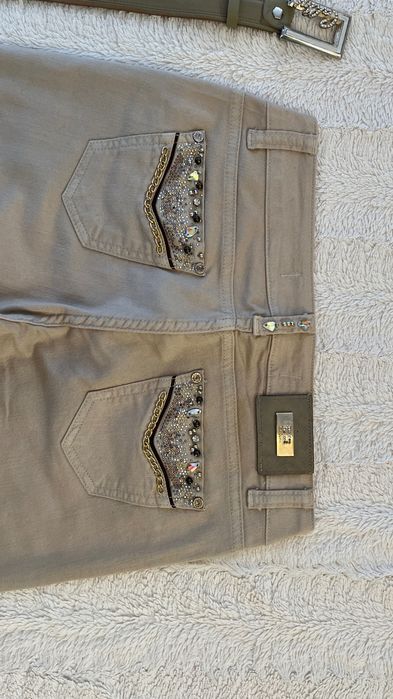 Луксозен панталон с камъни