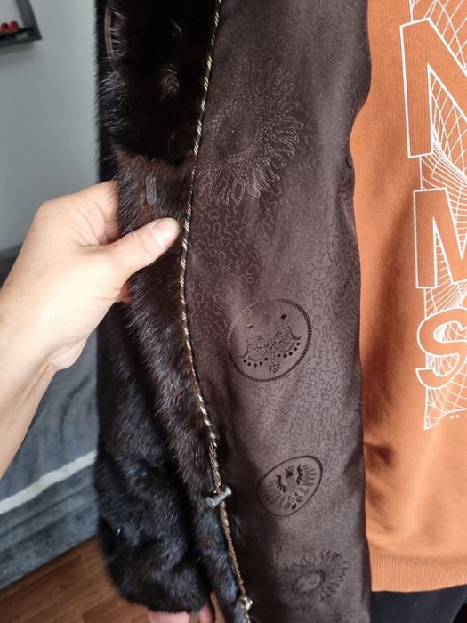 Шуба норковая длинная