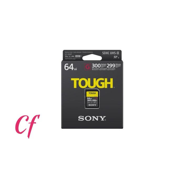 Sony SF-G TOUGH SDXC 64GB Card de Memorie UHS-II Class 10 300MB/s