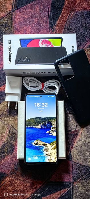 SAMSUNG GALAXY A52s 5G-Топ състояние.Пълен комплект